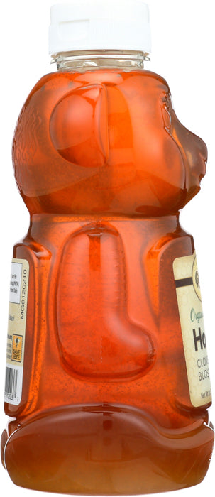 GLORY BEE: Honey Clover Bear Organic, 31.5 oz