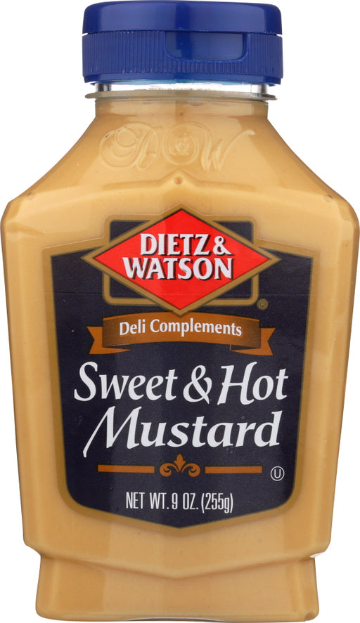 DIETZ AND WATSON: Mustard Sweet Hot, 9 oz - No Brand For Less 