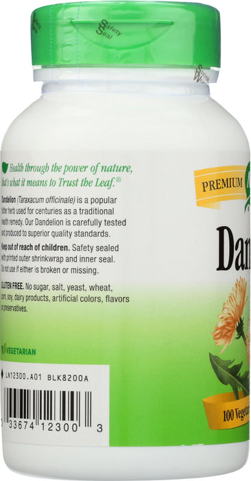 NATURES WAY: Dandelion Root 525 mg, 100 Veg Capsules