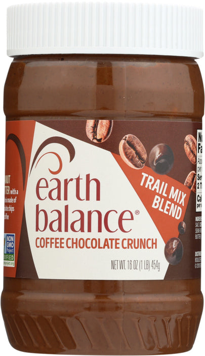 EARTH BALANCE: Coffee Trailmix Blend Peanut Butter, 16 oz