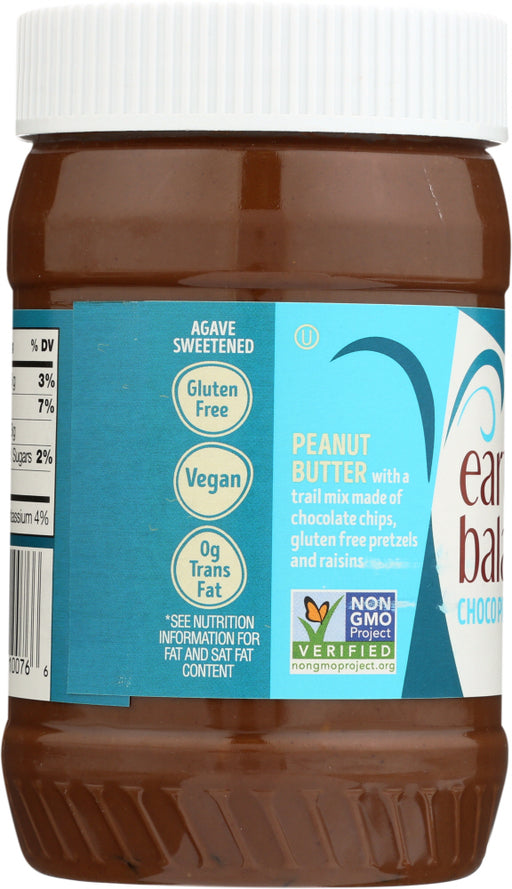 EARTH BALANCE: Trail Mix Peanut Butter Choco Pretzel, 16 oz - No Brand For Less 