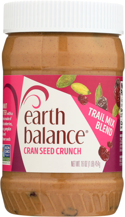 EARTH BALANCE: Peanut Butter Trail Mix Cran Seed Crunch, 16 oz