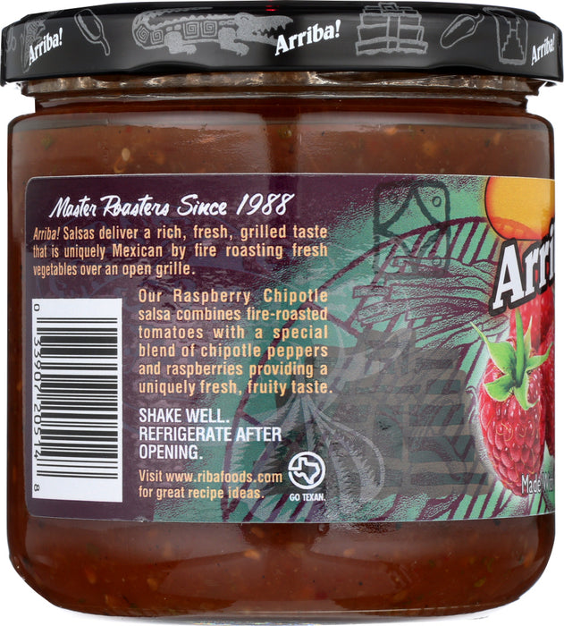 ARRIBA: Roasted Raspberry Chipotle Salsa, 16 oz
