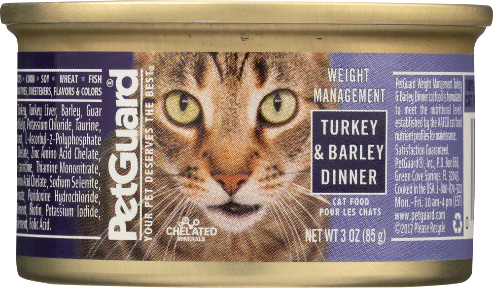 PETGUARD: Cat Lite Turkey & Barley, 3 oz