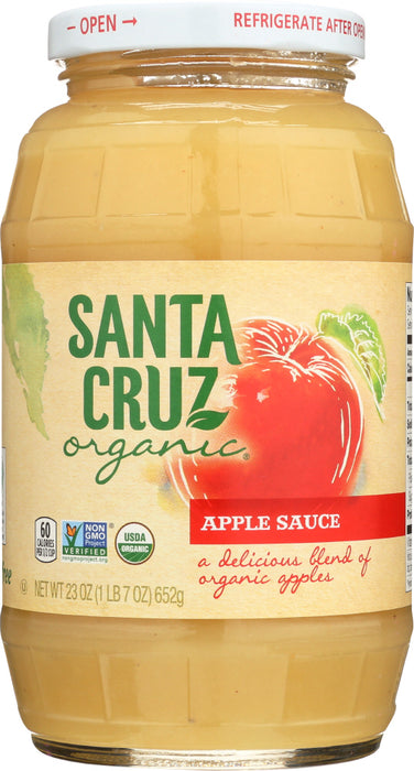 SANTA CRUZ: Organic Apple Sauce, 23 Oz