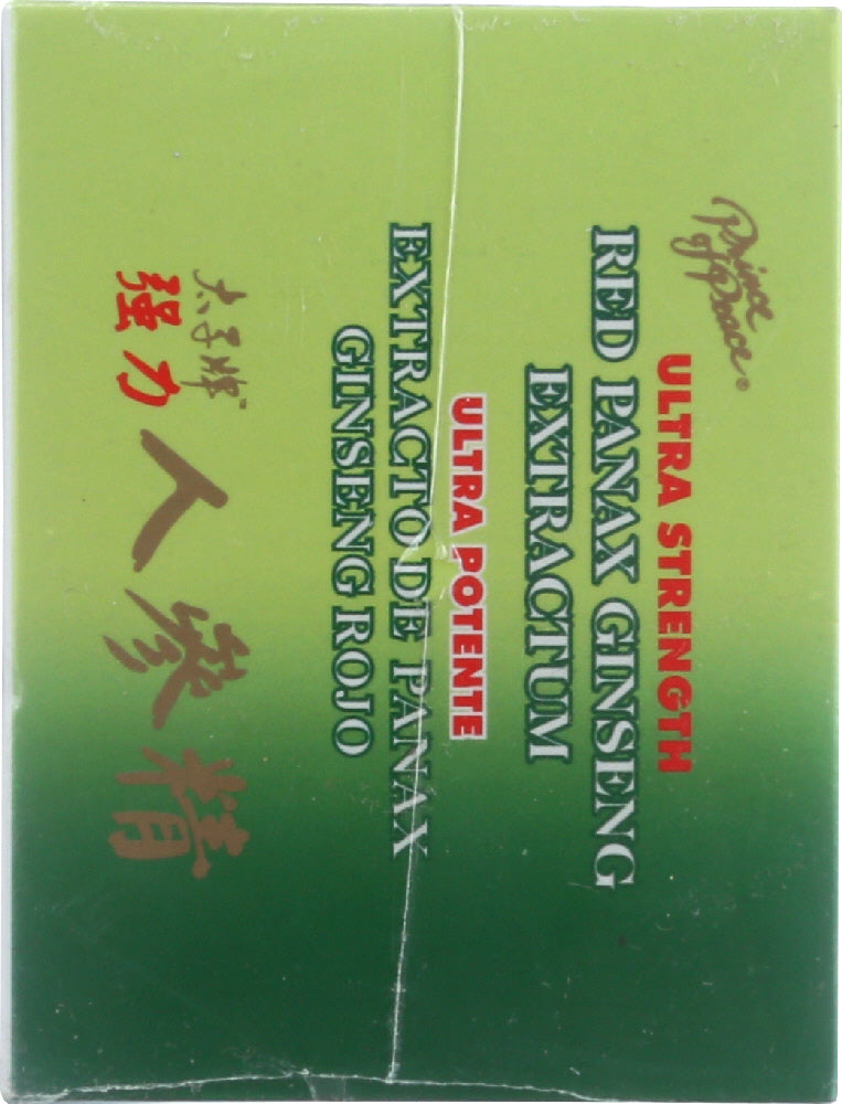 PRINCE OF PEACE: Red Panax Ginseng Extractum Ultra Strength 30 Count, 10.2 oz