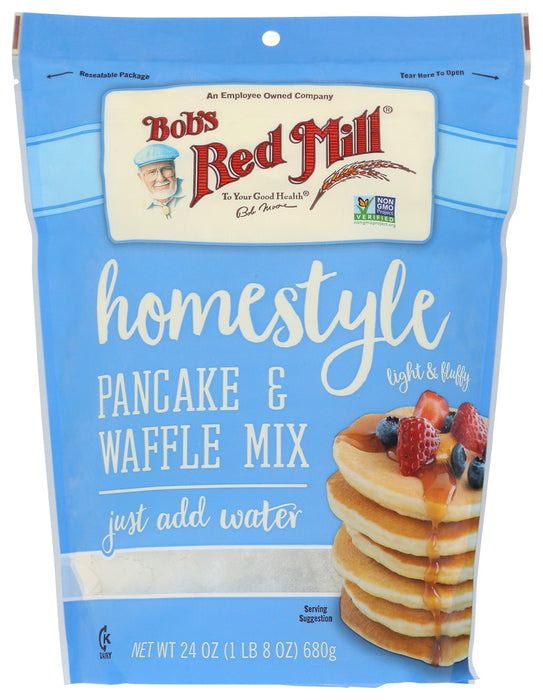 BOB'S RED MILL: Homestyle Pancake & Waffle Mix, 24 oz