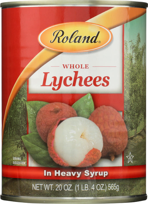 ROLAND: Lychees in Heavy Syrup, 20 oz