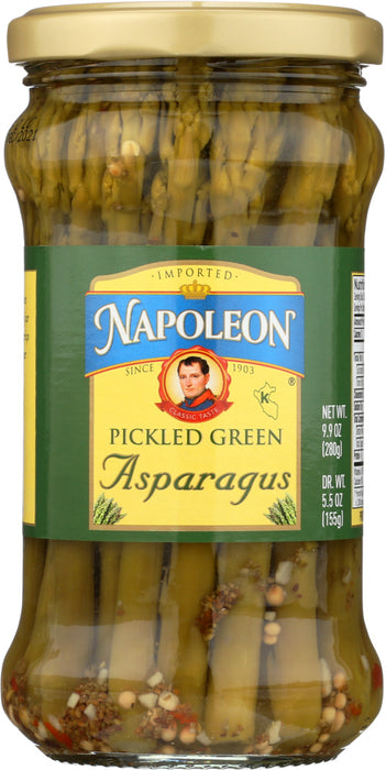 NAPOLEON: Asparagus Pickled Green, 9.9 oz