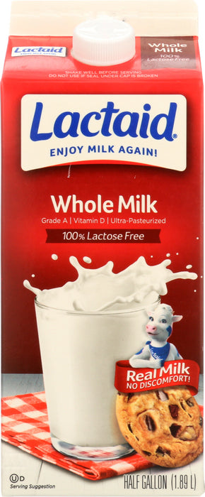 LACTAID: Whole Milk, 64 oz