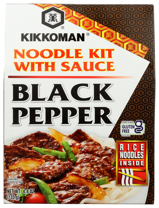 KIKKOMAN: Kit Noodle Black Pepper, 4.8 oz