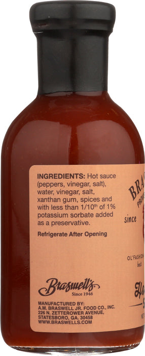 BRASWELL: Sauce Hot Wing, 13.5 oz