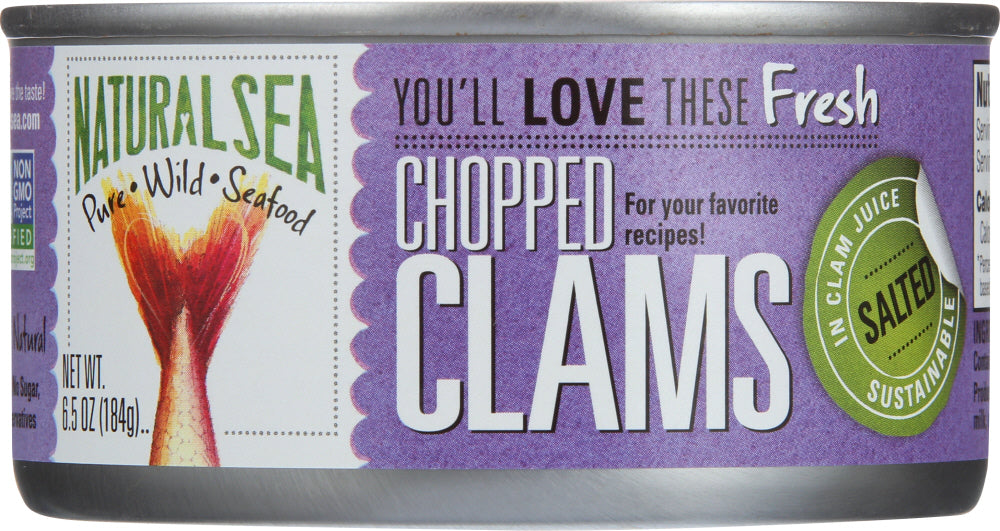 NATURAL SEA: Clam Chopped, 6 oz