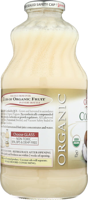 LAKEWOOD: Organic Coconut Juice, 32 oz