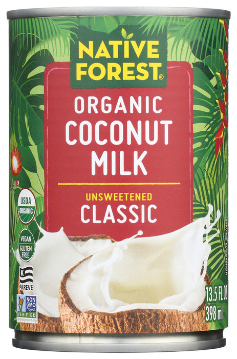 NATIVE FOREST: Organic Classic Coconut Milk Unsweetened, 13.5 oz