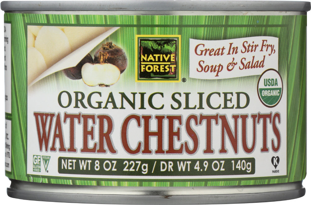 NATIVE FOREST: Organic Sliced Water Chestnuts, 8 oz