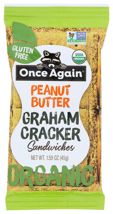 ONCE AGAIN: Cracker Graham Sndwch Pb, 2 oz