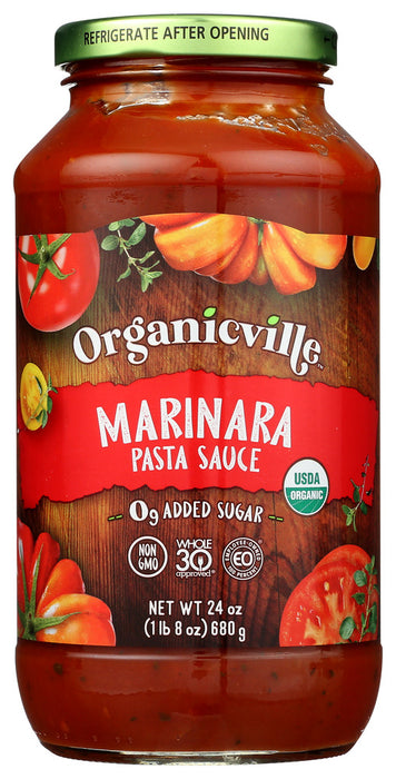 ORGANICVILLE: Sauce Pasta Marinara, 24 oz