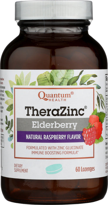 QUANTUM: TheraZinc Elderberry Lozenges, 60 pc
