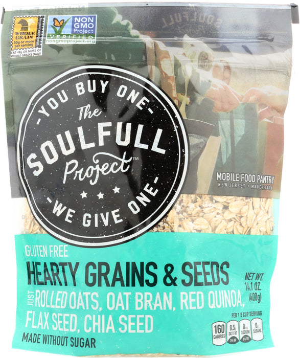 THE SOULFULL PROJECT: Hearty Grains Hot Cereal, 14.1 oz