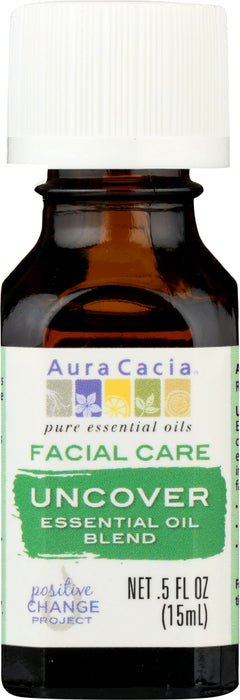 AURA CACIA: Essential Oil Facial Uncover, 0.5 oz