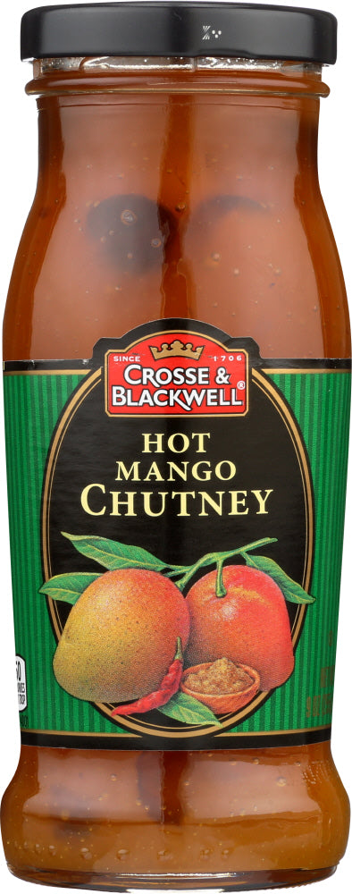 CROSSE & BLACKWELL: Hot Mango Chutney, 9 oz - No Brand For Less 