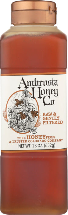 MADHAVA HONEY: Pure Ambrosia Honey, 23 oz