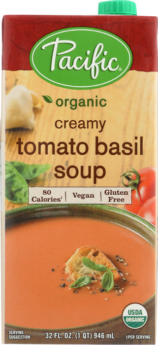 PACIFIC FOODS: Creamy Tomato Basil Soup, 32 oz