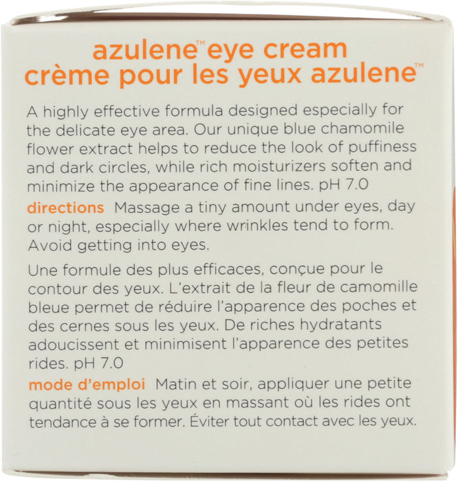 EARTH SCIENCE: Azulene Eye Cream Treatment, .7 oz