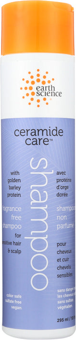 EARTH SCIENCE: Shampoo Ceramide Fragrance Free, 10 fo - No Brand For Less 