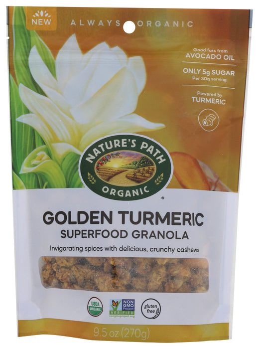 NATURES PATH: Granola Gldn Turmeric, 9.5 oz