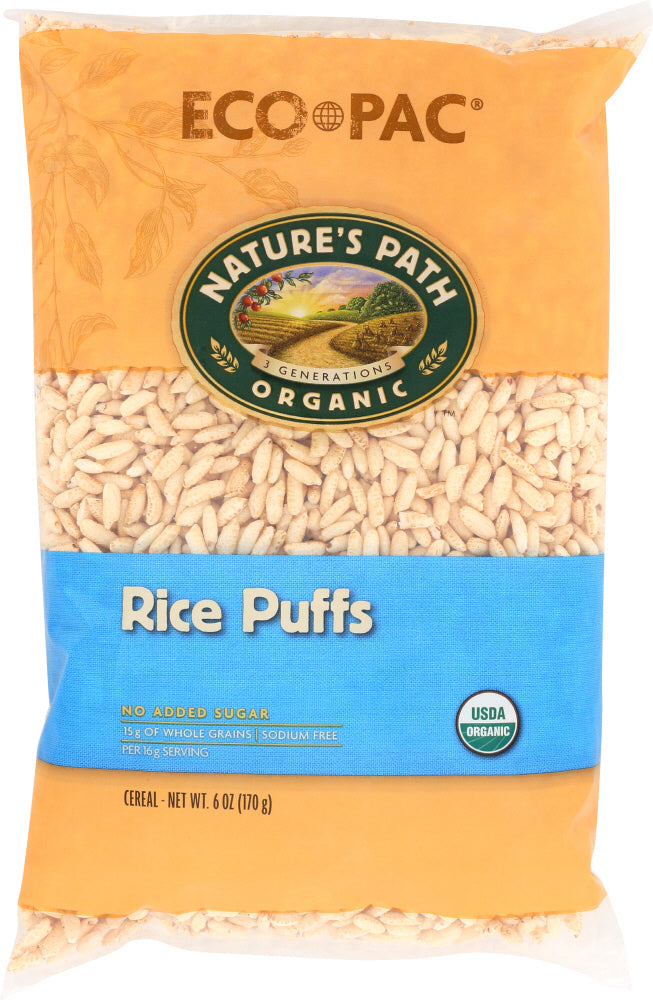 NATURES PATH: Rice Puffs Cereal Organic, 6 oz