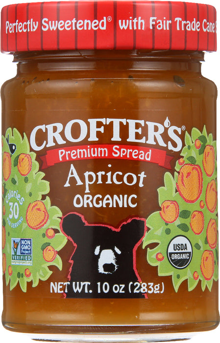 CROFTERS: Fruit Spread Apricot Premium, 10 oz