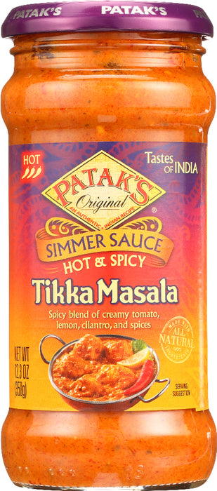 PATAKS: Masala Tikka Hot & Spicy, 12.3 oz