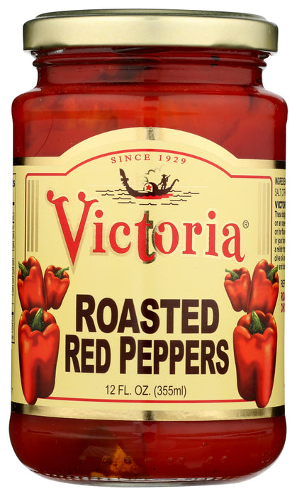 VICTORIA: Roasted Red Peppers, 12 oz