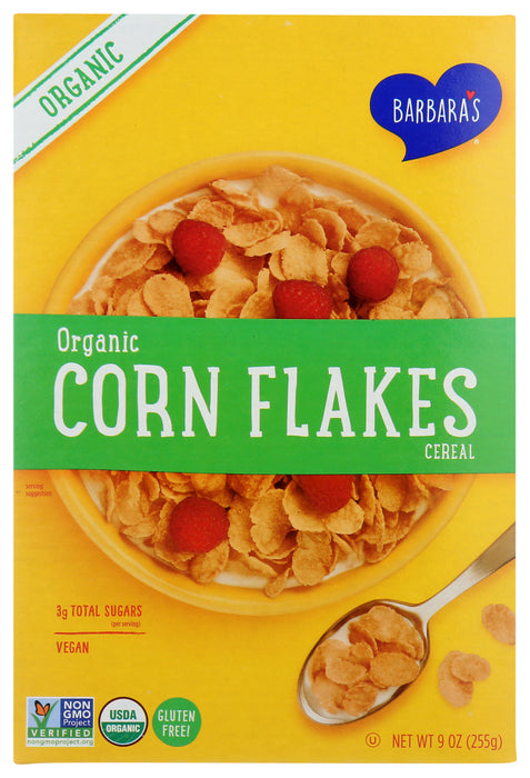 BARBARAS: Organic Corn Flakes, 9 oz