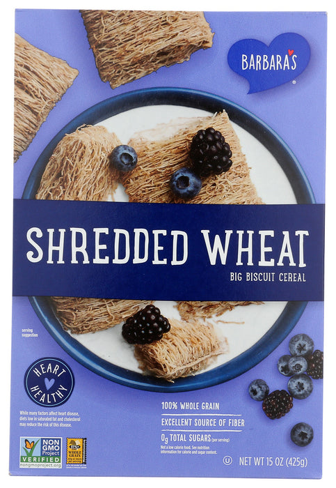 Barbaras: Cereal Shredded Wheat (15.00 OZ)