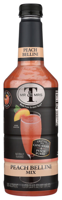 MR & MRS T: Mixer Peach Bellini, 1 LT