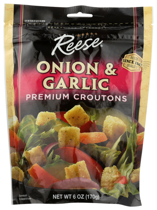 REESE: Crouton Onion & Garlic, 6 oz