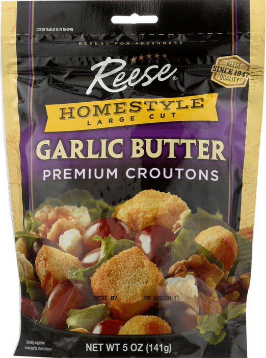 REESE: Crouton Homestyle Garlic Butter, 5 oz