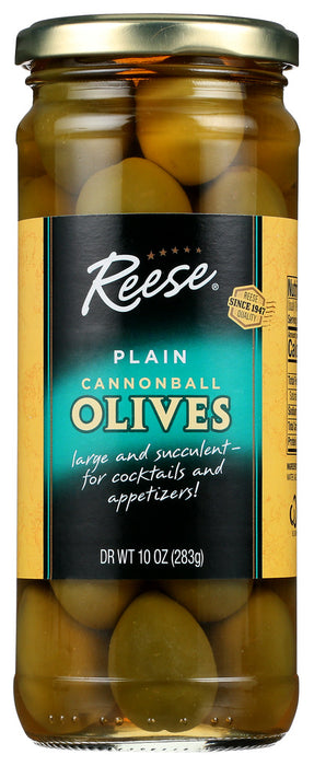 REESE: Olive Plain Cannonball, 10 oz