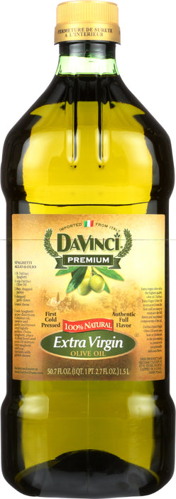 DAVINCI: Extra Virgin Olive Oil, 51.7 oz - No Brand For Less 