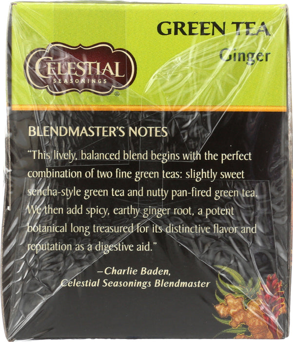 CELESTIAL SEASONINGS: Ginger Green Tea, 20 bg