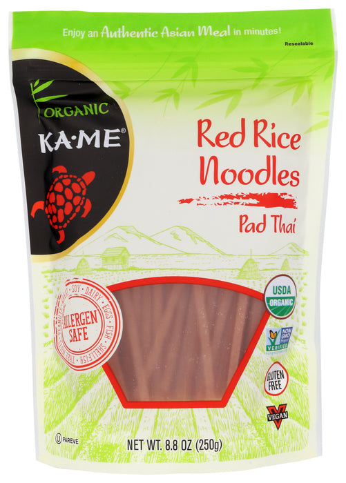 KA ME: Organic Red Rice Noodles Pad Thai, 8.8 oz