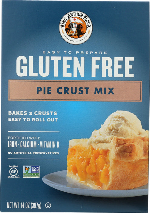 KING ARTHUR: Gluten-Free Pie Crust Mix, 14 oz