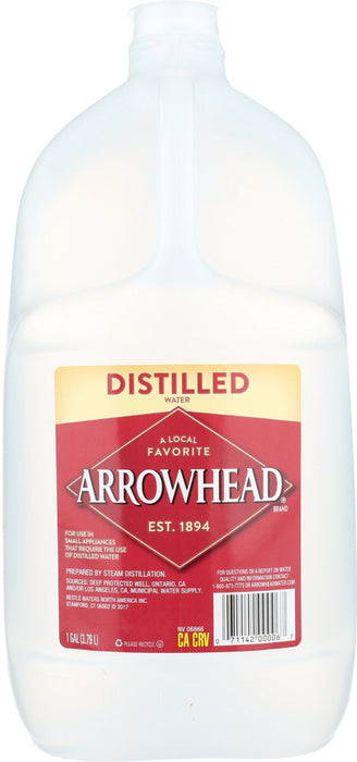 ARROWHEAD: Mountain Spring Distilled Water, 1 Gallon