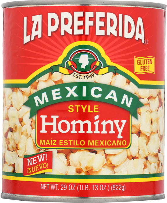 LA PREFERIDA: Bean Hominy Mexcn Style, 29 oz