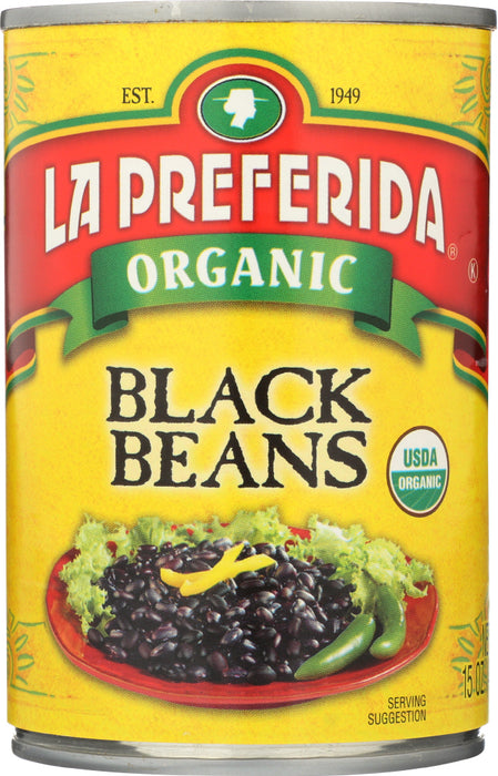 LA PREFERIDA: Organic Black Beans, 15 oz