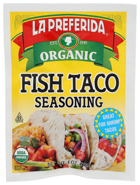 LA PREFERIDA: Seasoning Fish Taco Orgnc, 1 oz