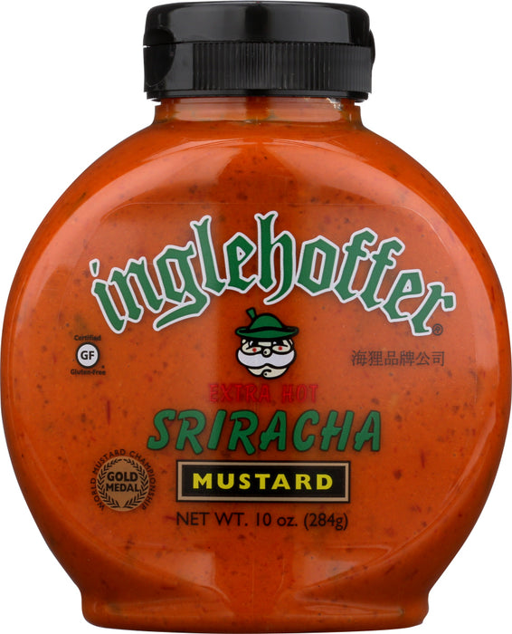 INGLEHOFFER: Mustard Sqz Sriracha Xhot, 10.25 oz